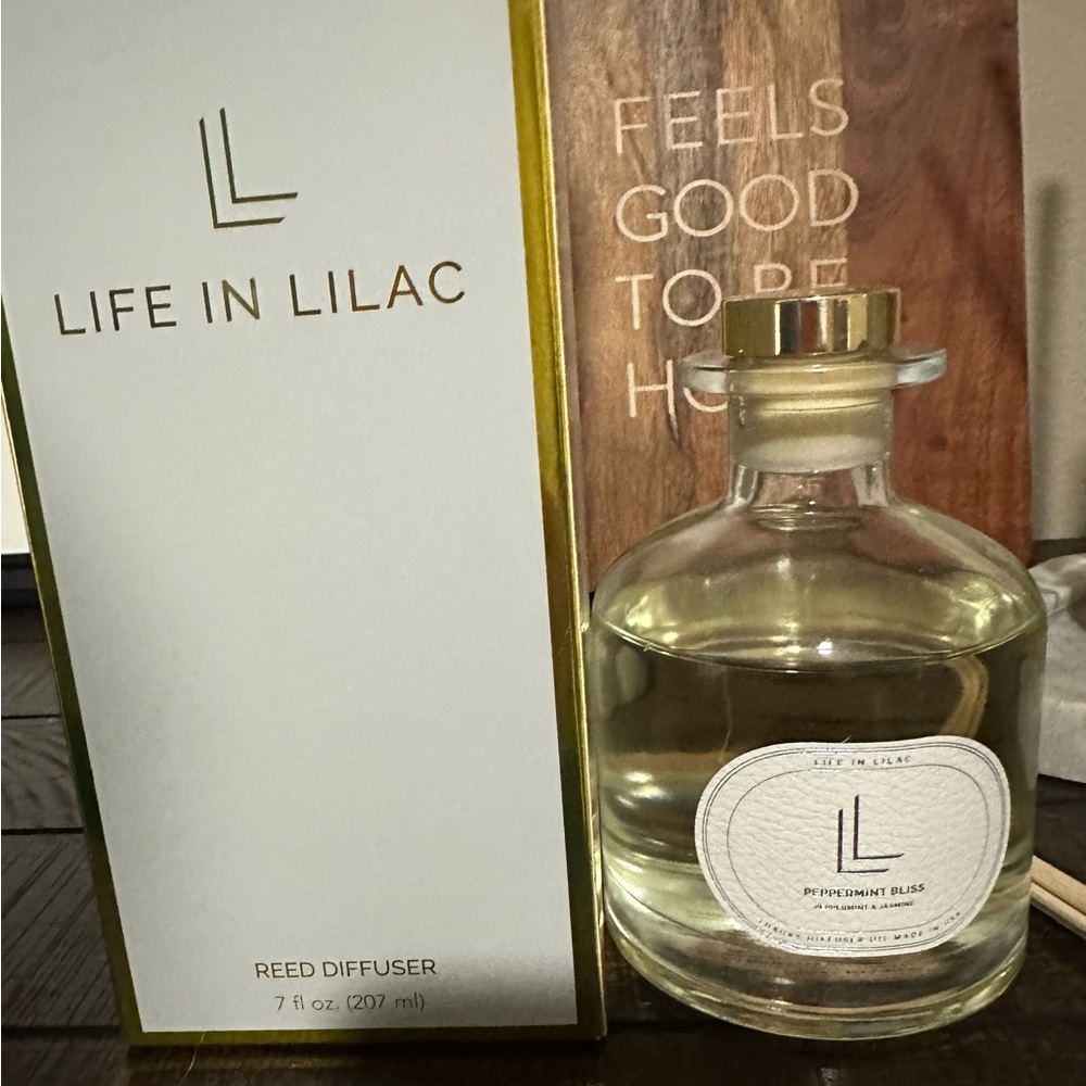 New in box, Life in Lilac diffuser - Peppermint Bliss